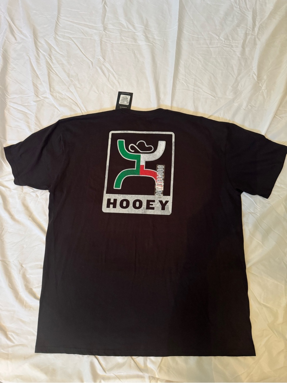 Hooey Black Short-Sleeve Tee with Multicolor Logo